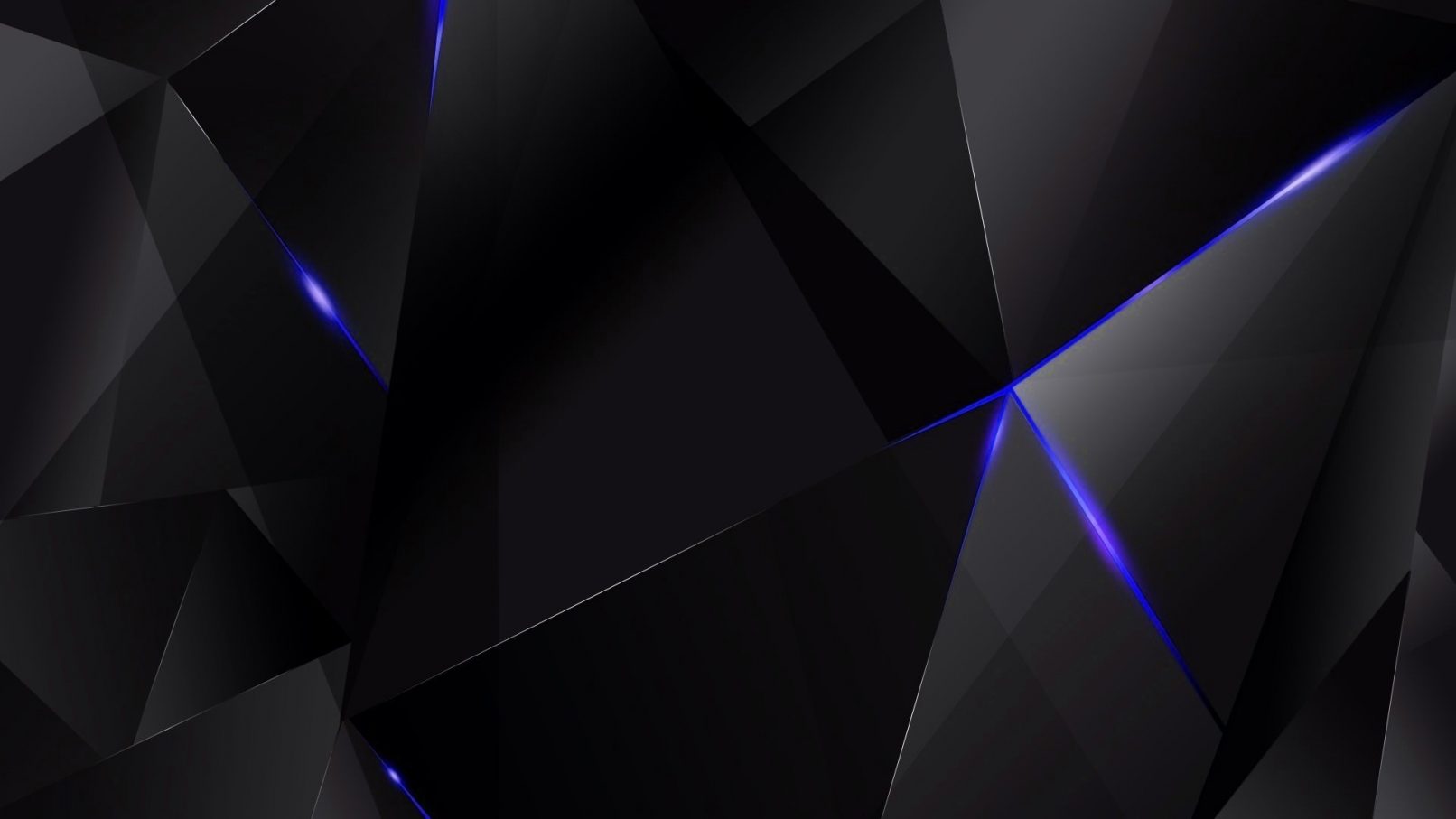 free cool Black Blue Shards chrome extension HD wallpaper theme tab for