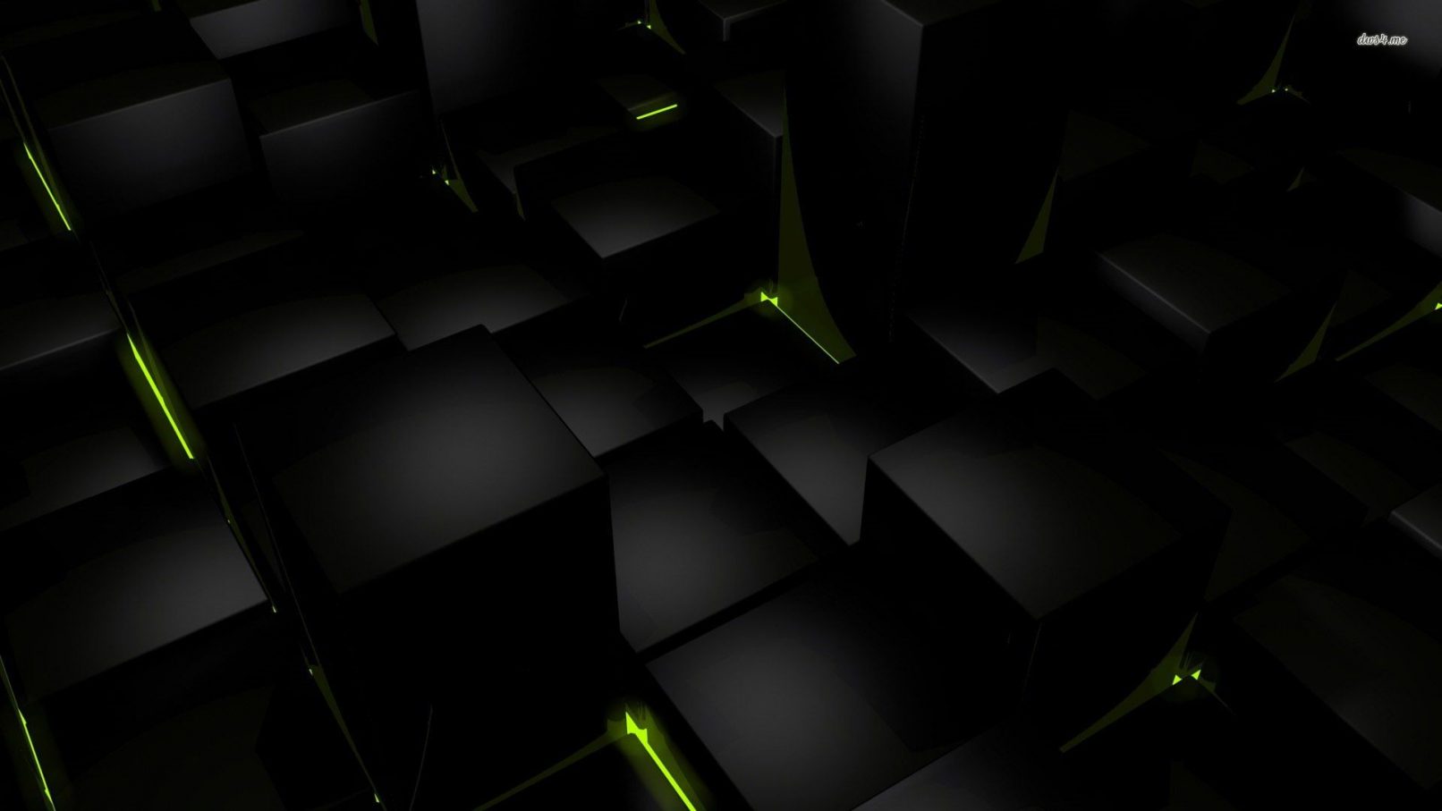free cool Black Green Shards chrome extension HD wallpaper theme tab
